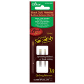 Black Gold Hand Sewing Needles (Quilting Between) No. 10